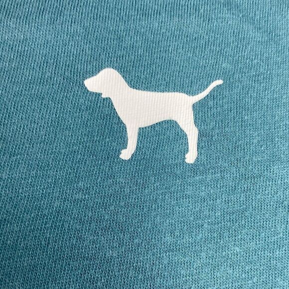 PINK S Victoria’s Secret Teal Racer Back Workout Tank Top - Picture 5 of 10